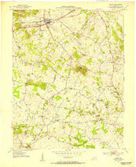 Auburn Kentucky Historical topographic map, 1:24000 scale, 7.5 X 7.5 Minute, Year 1951