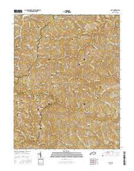 Ault Kentucky Current topographic map, 1:24000 scale, 7.5 X 7.5 Minute, Year 2016