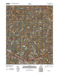 Austerlitz Kentucky Historical topographic map, 1:24000 scale, 7.5 X 7.5 Minute, Year 2010