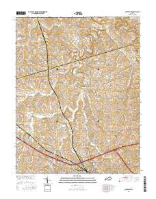 Austerlitz Kentucky Current topographic map, 1:24000 scale, 7.5 X 7.5 Minute, Year 2016