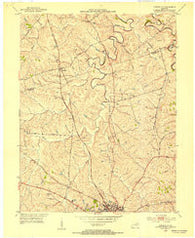 Austerlitz Kentucky Historical topographic map, 1:24000 scale, 7.5 X 7.5 Minute, Year 1952