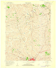 Austerlitz Kentucky Historical topographic map, 1:24000 scale, 7.5 X 7.5 Minute, Year 1959
