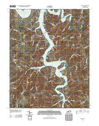Austin Kentucky Historical topographic map, 1:24000 scale, 7.5 X 7.5 Minute, Year 2010