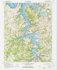 Austin Kentucky Historical topographic map, 1:24000 scale, 7.5 X 7.5 Minute, Year 1965