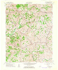 Ballardsville Kentucky Historical topographic map, 1:24000 scale, 7.5 X 7.5 Minute, Year 1961