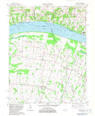 Bandana Kentucky Historical topographic map, 1:24000 scale, 7.5 X 7.5 Minute, Year 1982