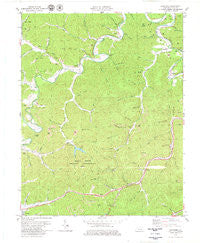 Barcreek Kentucky Historical topographic map, 1:24000 scale, 7.5 X 7.5 Minute, Year 1979