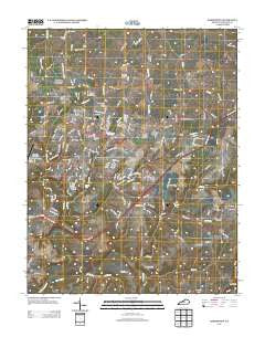 Bardstown Kentucky Historical topographic map, 1:24000 scale, 7.5 X 7.5 Minute, Year 2013
