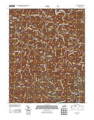 Barthell Kentucky Historical topographic map, 1:24000 scale, 7.5 X 7.5 Minute, Year 2010
