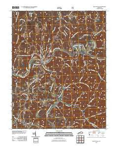 Beattyville Kentucky Historical topographic map, 1:24000 scale, 7.5 X 7.5 Minute, Year 2011