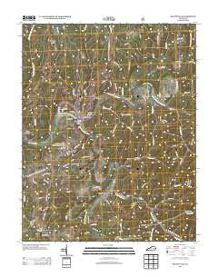 Beattyville Kentucky Historical topographic map, 1:24000 scale, 7.5 X 7.5 Minute, Year 2013