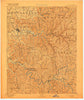 Beattyville Kentucky Historical topographic map, 1:125000 scale, 30 X 30 Minute, Year 1892