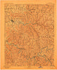 Beattyville Kentucky Historical topographic map, 1:125000 scale, 30 X 30 Minute, Year 1892
