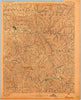 Beattyville Kentucky Historical topographic map, 1:125000 scale, 30 X 30 Minute, Year 1892