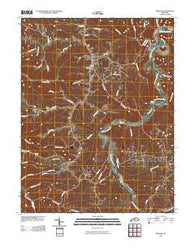 Bedford Kentucky Historical topographic map, 1:24000 scale, 7.5 X 7.5 Minute, Year 2010