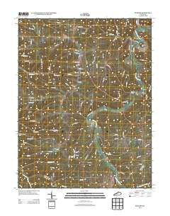Bedford Kentucky Historical topographic map, 1:24000 scale, 7.5 X 7.5 Minute, Year 2013