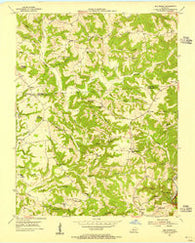 Bee Spring Kentucky Historical topographic map, 1:24000 scale, 7.5 X 7.5 Minute, Year 1953