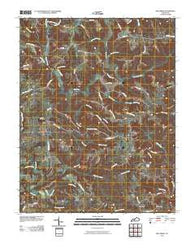 Bee Spring Kentucky Historical topographic map, 1:24000 scale, 7.5 X 7.5 Minute, Year 2010