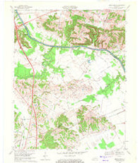 Beech Grove Kentucky Historical topographic map, 1:24000 scale, 7.5 X 7.5 Minute, Year 1969