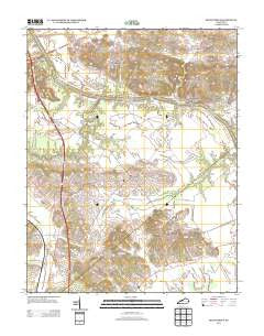 Beech Grove Kentucky Historical topographic map, 1:24000 scale, 7.5 X 7.5 Minute, Year 2013
