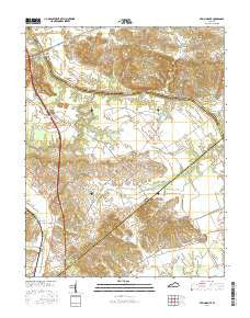 Beech Grove Kentucky Current topographic map, 1:24000 scale, 7.5 X 7.5 Minute, Year 2016