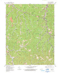 Belfry Kentucky Historical topographic map, 1:24000 scale, 7.5 X 7.5 Minute, Year 1992