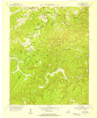 Bell Farm Kentucky Historical topographic map, 1:24000 scale, 7.5 X 7.5 Minute, Year 1954
