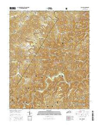 Bell Farm Kentucky Current topographic map, 1:24000 scale, 7.5 X 7.5 Minute, Year 2016