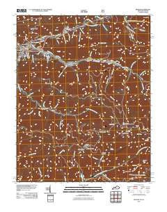 Benham Kentucky Historical topographic map, 1:24000 scale, 7.5 X 7.5 Minute, Year 2011