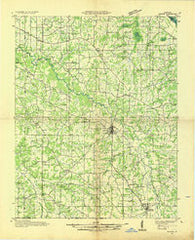 Benton Kentucky Historical topographic map, 1:48000 scale, 15 X 15 Minute, Year 1936