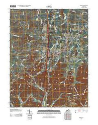 Berea Kentucky Historical topographic map, 1:24000 scale, 7.5 X 7.5 Minute, Year 2010