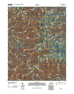 Berlin Kentucky Historical topographic map, 1:24000 scale, 7.5 X 7.5 Minute, Year 2010