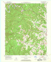 Bernstadt Kentucky Historical topographic map, 1:24000 scale, 7.5 X 7.5 Minute, Year 1952