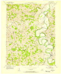 Berry Kentucky Historical topographic map, 1:24000 scale, 7.5 X 7.5 Minute, Year 1953