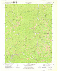 Beverly Kentucky Historical topographic map, 1:24000 scale, 7.5 X 7.5 Minute, Year 1979