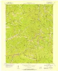 Beverly Kentucky Historical topographic map, 1:24000 scale, 7.5 X 7.5 Minute, Year 1954