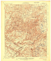 Big Clifty Kentucky Historical topographic map, 1:62500 scale, 15 X 15 Minute, Year 1932
