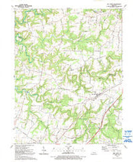 Big Clifty Kentucky Historical topographic map, 1:24000 scale, 7.5 X 7.5 Minute, Year 1991