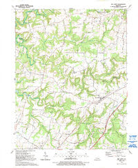 Big Clifty Kentucky Historical topographic map, 1:24000 scale, 7.5 X 7.5 Minute, Year 1991