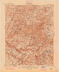 Big Clifty Kentucky Historical topographic map, 1:62500 scale, 15 X 15 Minute, Year 1932