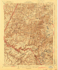 Big Clifty Kentucky Historical topographic map, 1:62500 scale, 15 X 15 Minute, Year 1932