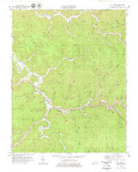 Big Creek Kentucky Historical topographic map, 1:24000 scale, 7.5 X 7.5 Minute, Year 1979