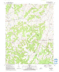 Big Spring Kentucky Historical topographic map, 1:24000 scale, 7.5 X 7.5 Minute, Year 1991