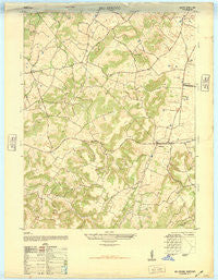 Big Spring Kentucky Historical topographic map, 1:24000 scale, 7.5 X 7.5 Minute, Year 1948