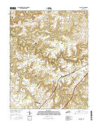 Big Clifty Kentucky Current topographic map, 1:24000 scale, 7.5 X 7.5 Minute, Year 2016