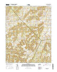 Big Spring Kentucky Current topographic map, 1:24000 scale, 7.5 X 7.5 Minute, Year 2016