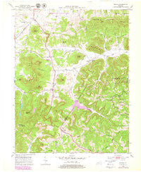 Bighill Kentucky Historical topographic map, 1:24000 scale, 7.5 X 7.5 Minute, Year 1952