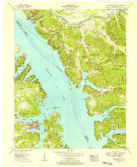 Birmingham Point Kentucky Historical topographic map, 1:24000 scale, 7.5 X 7.5 Minute, Year 1955