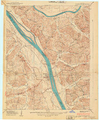 Birmingham Kentucky Historical topographic map, 1:24000 scale, 7.5 X 7.5 Minute, Year 1938