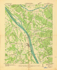 Birmingham Kentucky Historical topographic map, 1:24000 scale, 7.5 X 7.5 Minute, Year 1936